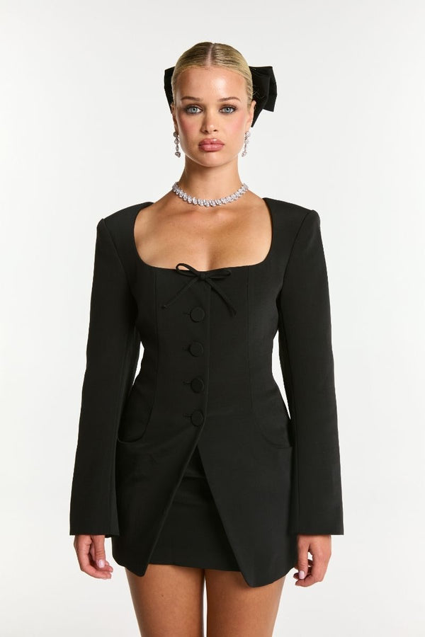 Nana Jacqueline Tiffani Blazer (Black) (Final Sale)