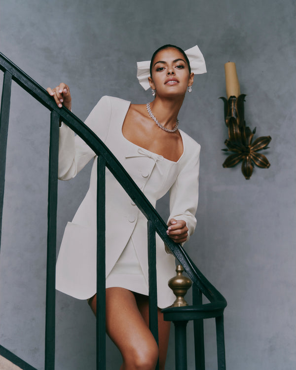 Nana Jacqueline Tiffani Blazer (White) (Final Sale)