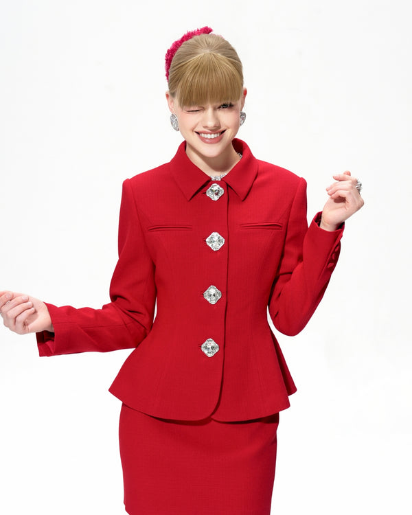 Nana Jacqueline Vanessa Blazer (Red)