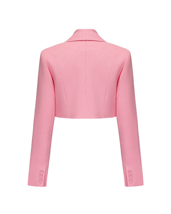 Nana Jacqueline Veronica Crop Blazer (Pink)