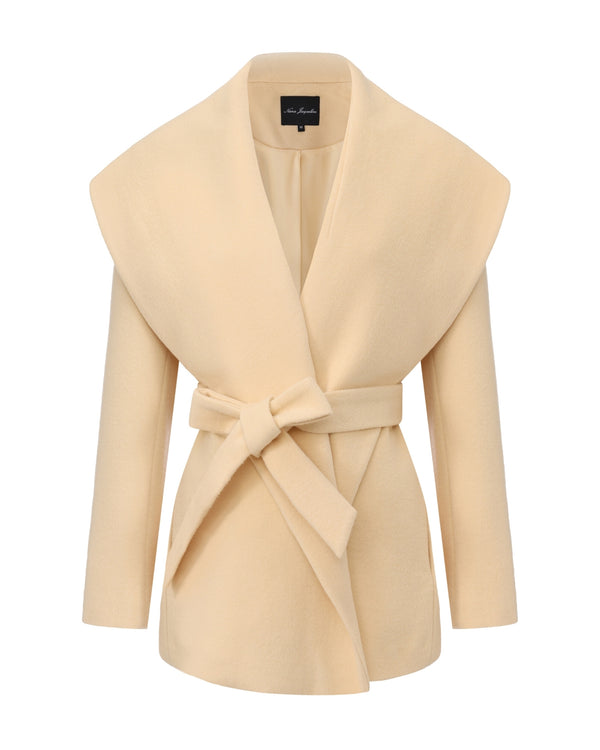 nana jacqueline Victoria Bow Coat (Yellow)