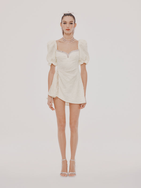 Nana Jacqueline White Ysabella Dress (Final Sale)
