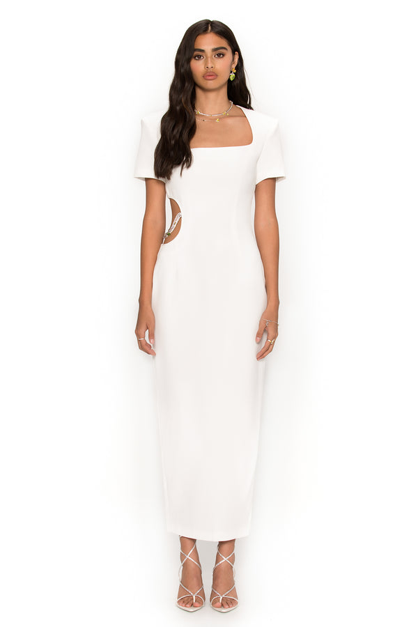 Nana Jacqueline Zoe Dress (White) (Final Sale)