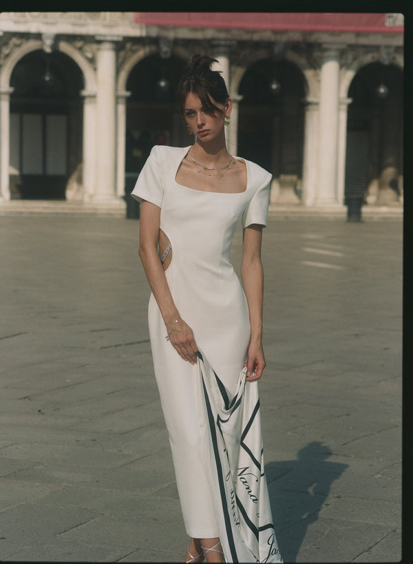 Nana Jacqueline Zoe Dress (White) (Final Sale)