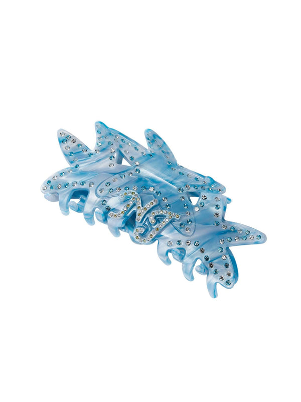 nana jacqueline Paulina Crystal Star Claw Clip (Blue) (Final Sale)