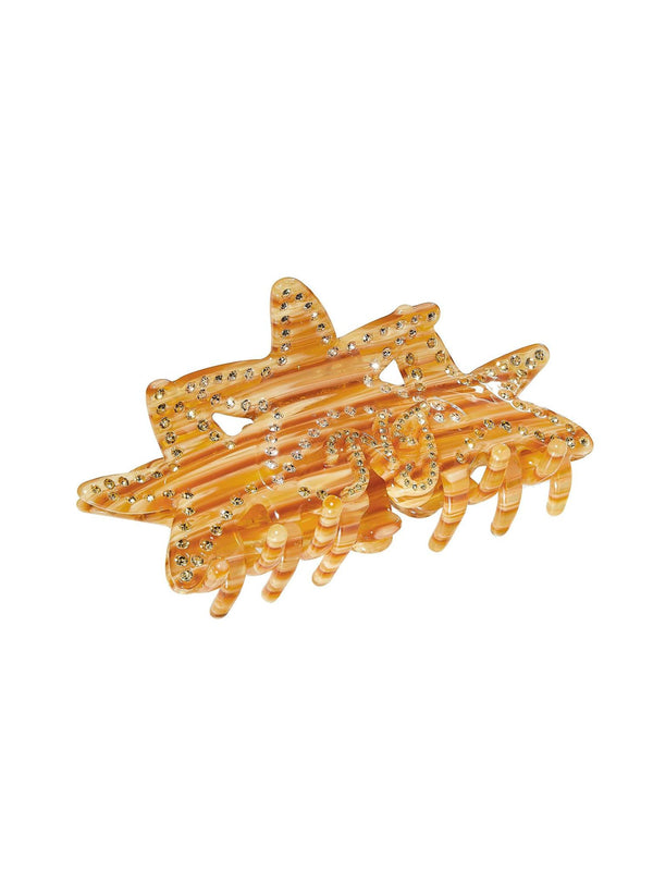 Nana Jacqueline Paulina Crystal Star Claw Clip (Yellow) (Final Sale)