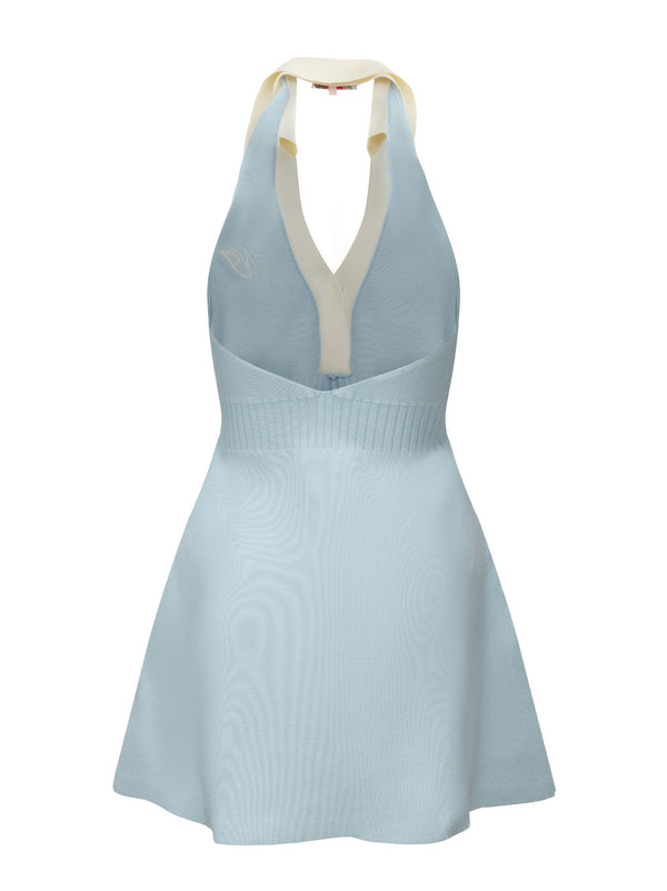 Nana Jacqueline Samantha Knit Dress (Blue) (Final Sale)