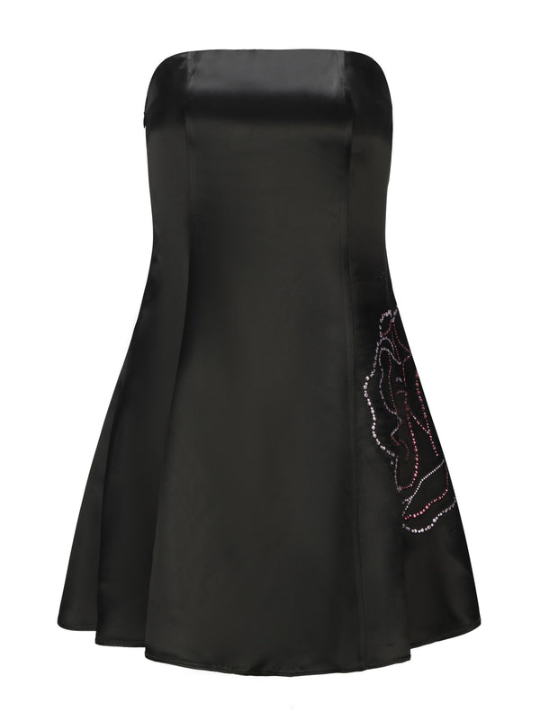 Nana Jacqueline Victoria Rose Dress (Black) (Final Sale)