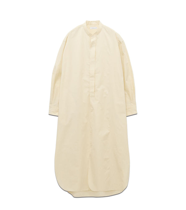 nanamíca Band Collar Wind Shirt Dress