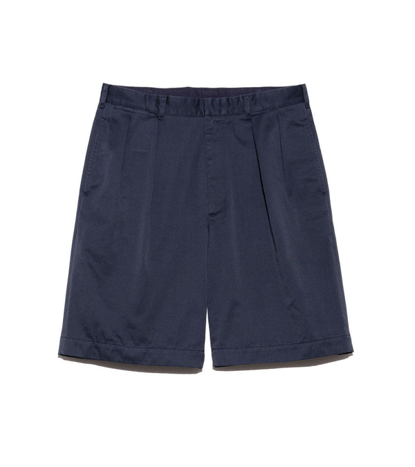 nanamíca Double Pleat Chino Shorts