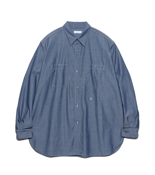 nanamíca Regular Collar Chambray Shirt