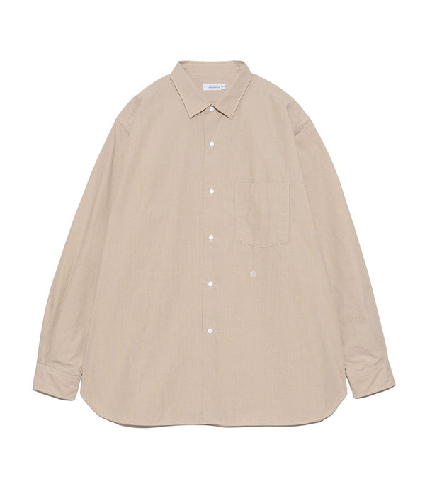Nanamíca Regular Collar Gingham Check Wind Shirt