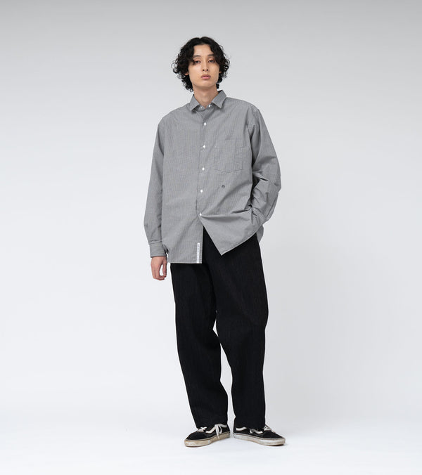 Nanamíca Regular Collar Gingham Check Wind Shirt