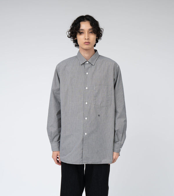 Nanamíca Regular Collar Gingham Check Wind Shirt