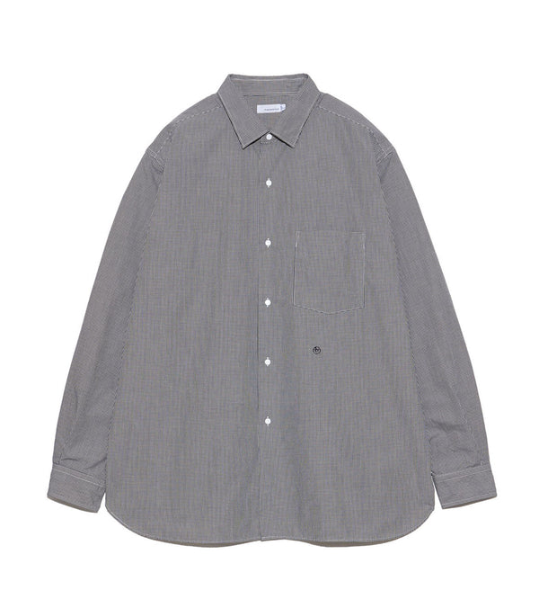 nanamíca Regular Collar Gingham Check Wind Shirt
