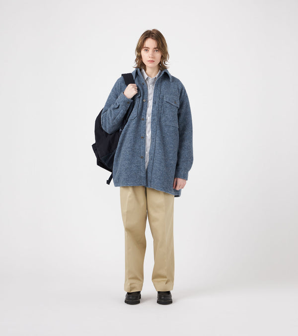 Nanamíca WINDSTOPPER Sliver Knit Shirt Jacket