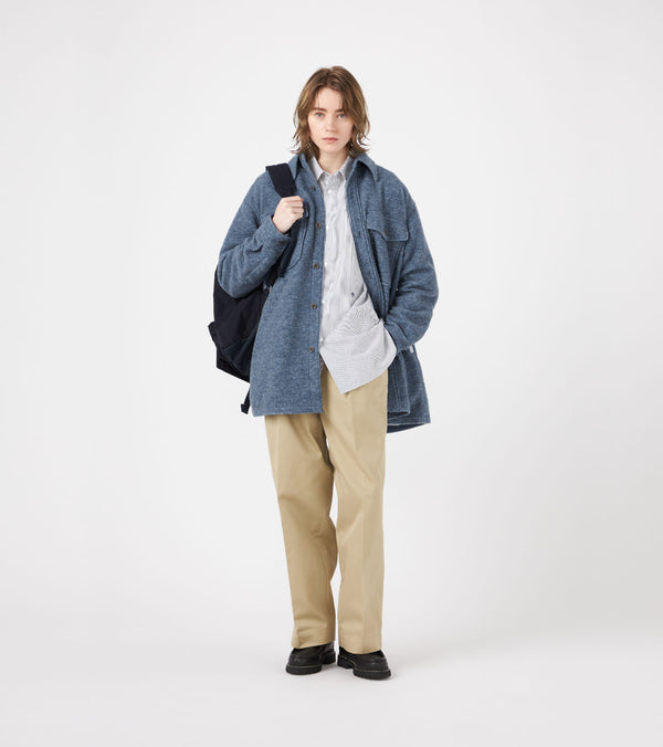 Nanamíca WINDSTOPPER Sliver Knit Shirt Jacket