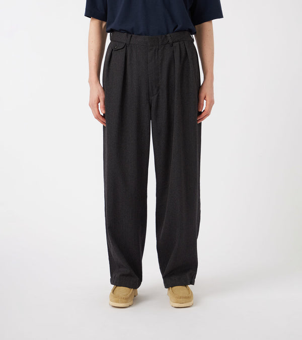 Nanamíca Wool Gabardine Pleat Pants