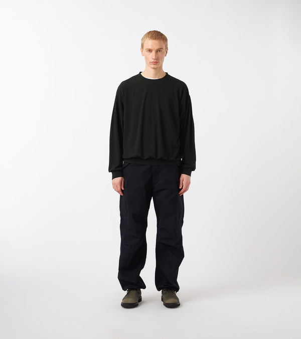 Nanamíca Wool Jersey Crew Neck L/S Tee