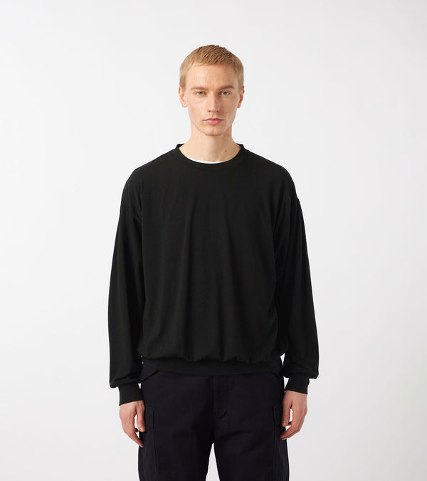 Nanamíca Wool Jersey Crew Neck L/S Tee
