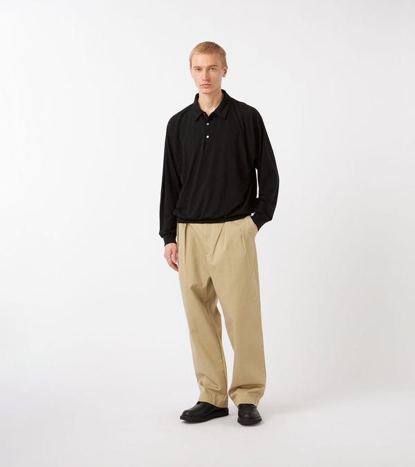 Nanamíca Wool Jersey L/S Polo