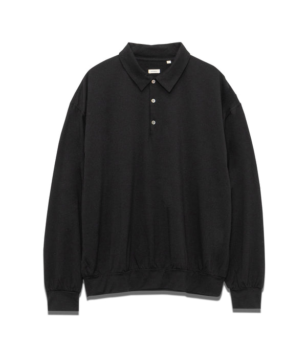 nanamíca Wool Jersey L/S Polo