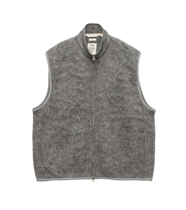 nanamíca Zip-Up Mohair Vest