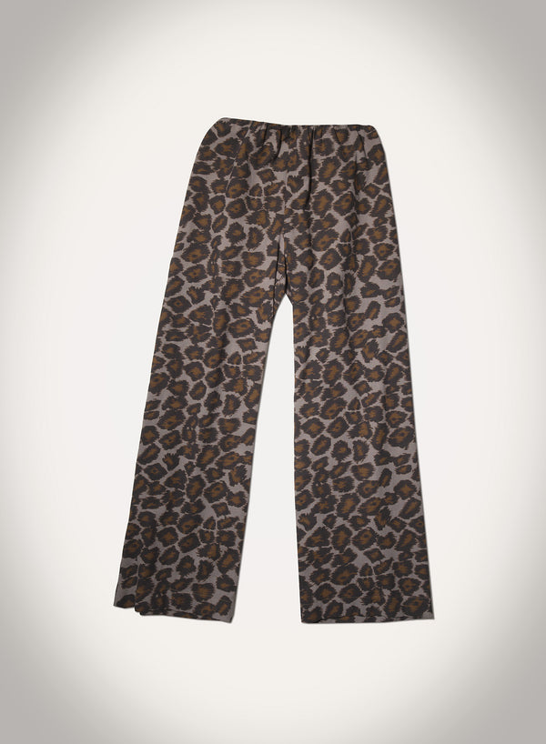 nanushka Brenda - Printed Cotton Voile Pants - Crayon Ocelot