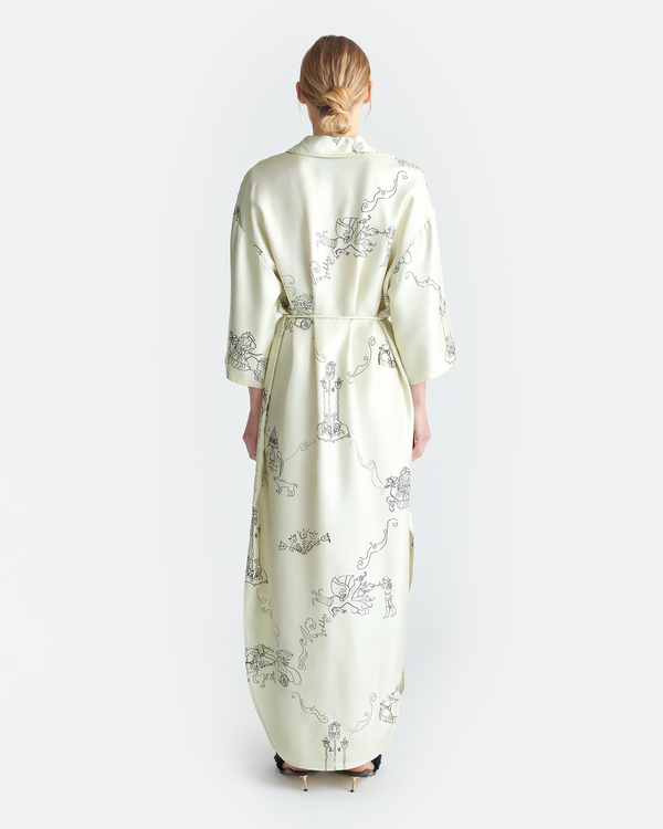 Nanushka Damala - Printed Silk Twill Shirt Dress - Folktale