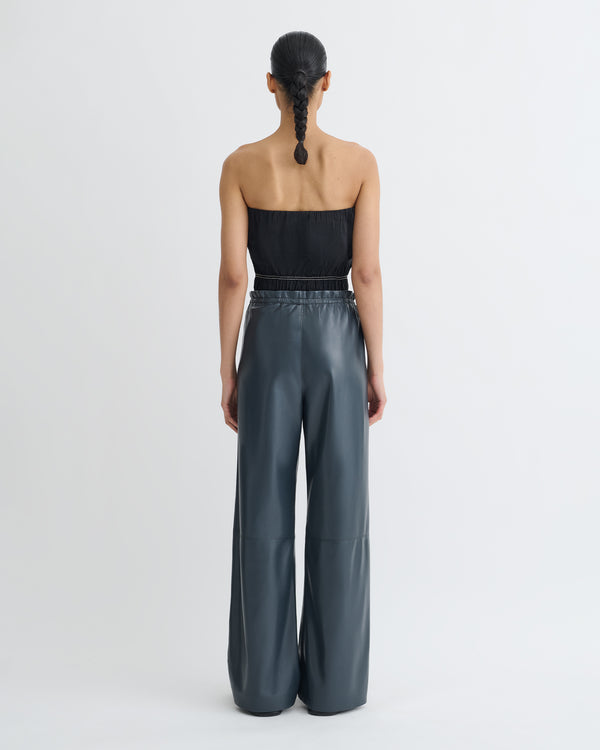 Nanushka Geb - Okobor™ Alt-Leather Pants - Steel Blue