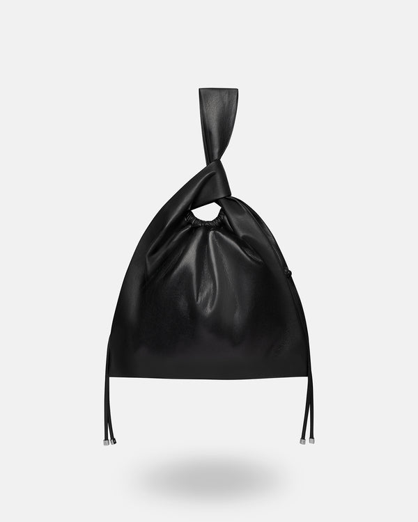 Nanushka Jen Drawstring - Okobor™ Alt-Leather Bag - Black