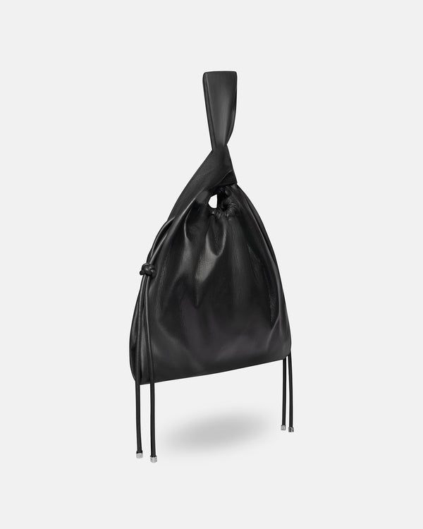 Nanushka Jen Drawstring - Okobor™ Alt-Leather Bag - Black