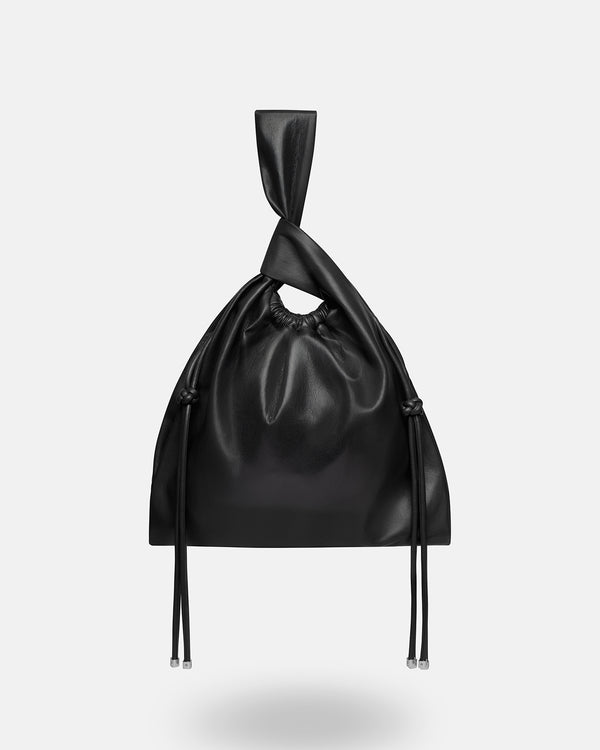 nanushka Jen Drawstring - Okobor™ Alt-Leather Bag - Black