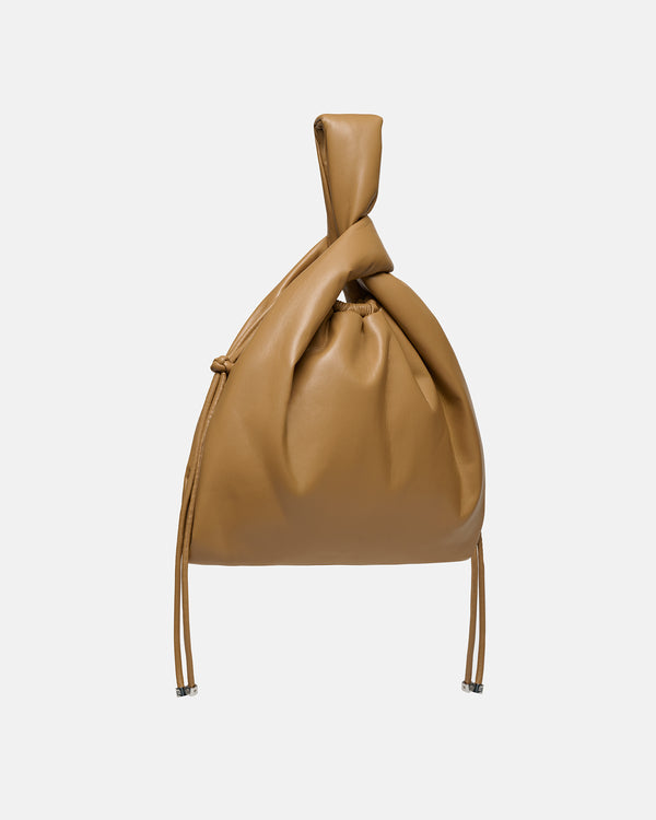 Nanushka Jen Drawstring - Okobor™ Alt-Leather Bag - Oak