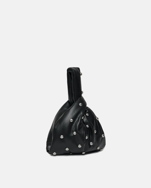 Nanushka Jen Mini - Okobor/Studs Evening Bag - Black/Silver