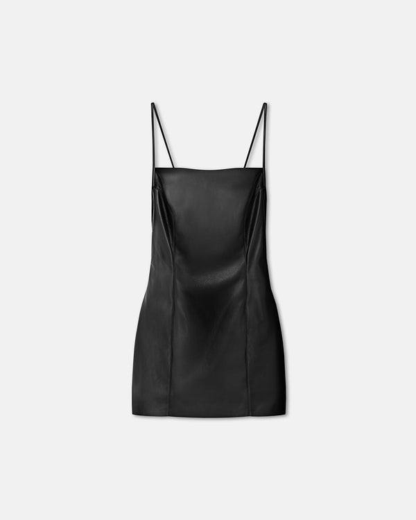 Nanushka Jorie - Okobor™ Alt-Leather Mini Dress - Black