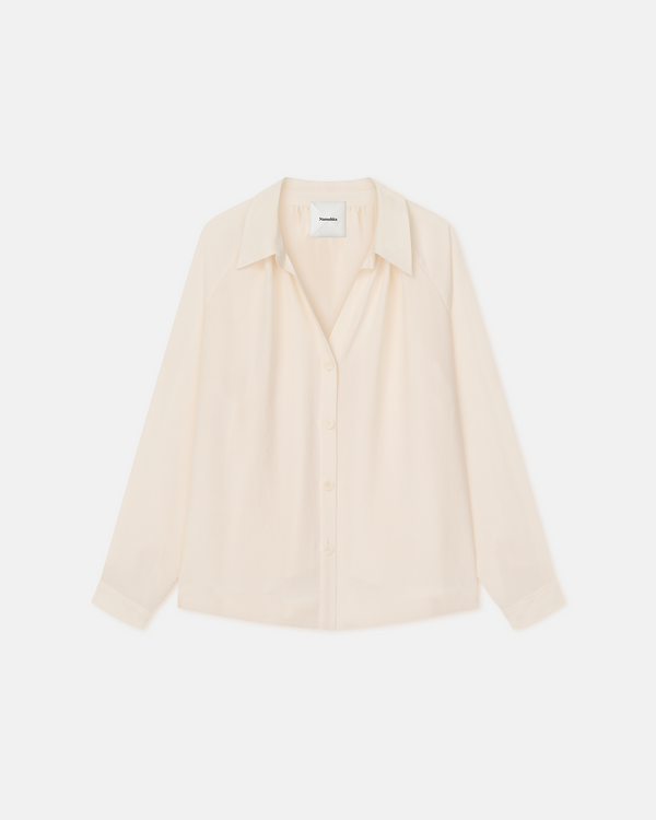 nanushka Ada - Tech Linen Shirt - Creme