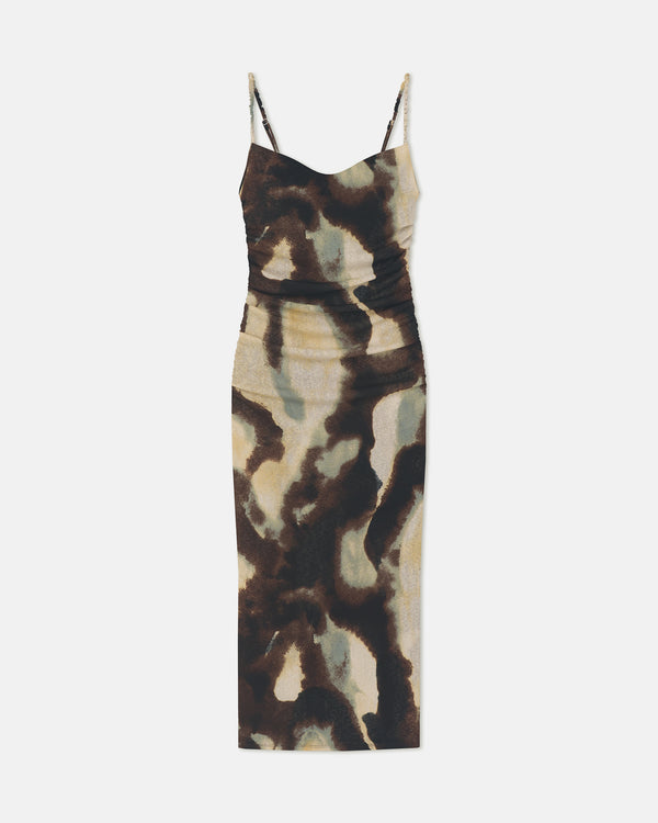 nanushka Alexa - Mesh Jersey Dress - Watercolor Sage