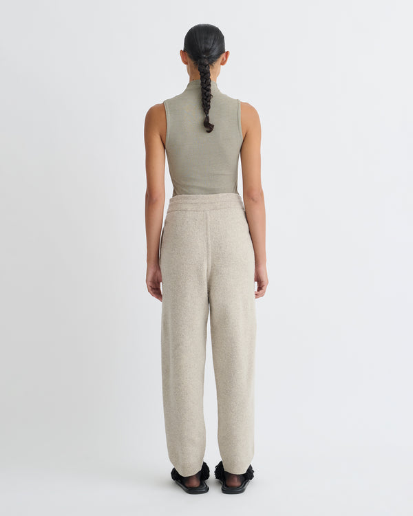Nanushka Annyka - Mesh Jersey Sleeveless Top - Fog
