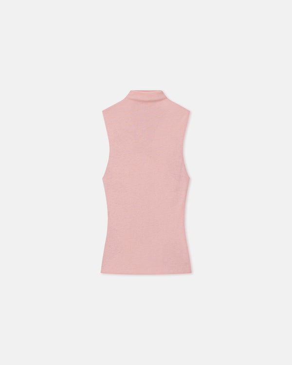 Nanushka Annyka - Mesh Jersey Top - Pink
