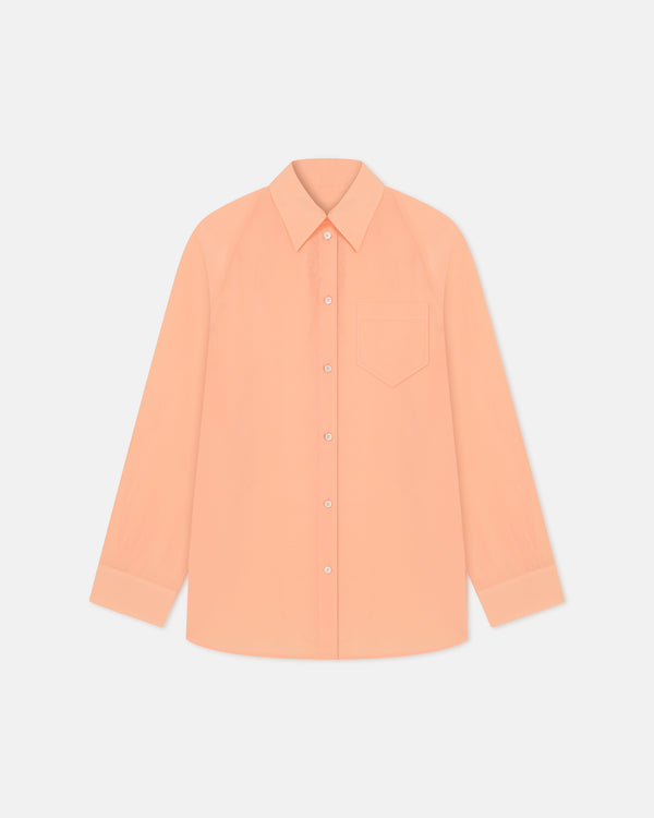 nanushka Arleen - Crepe Organza Shirt - Apricot