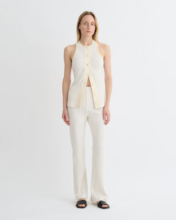 Nanushka Arne - Crepe Top - Creme