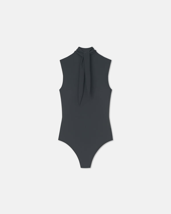 Nanushka Artice - Elastic Jersey Bodysuit - Dusty Blue