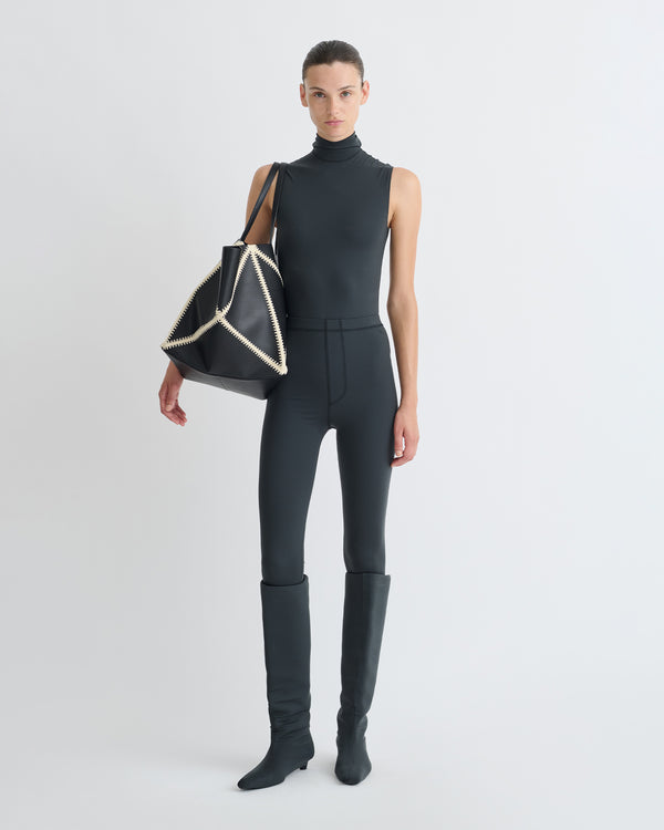 Nanushka Artice - Elastic Jersey Bodysuit - Dusty Blue