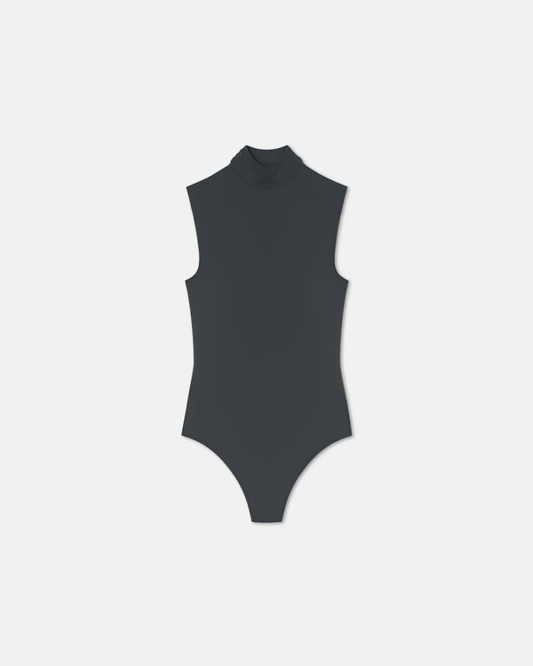 nanushka Artice - Elastic Jersey Bodysuit - Dusty Blue