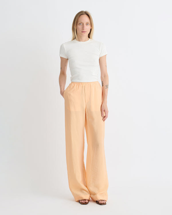 Nanushka Arvenn - Crepe Organza Pants - Apricot
