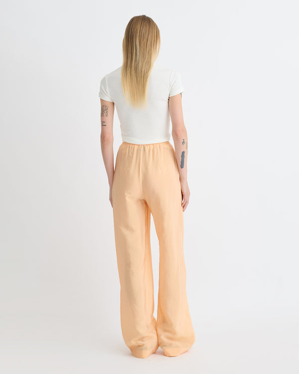Nanushka Arvenn - Crepe Organza Pants - Apricot