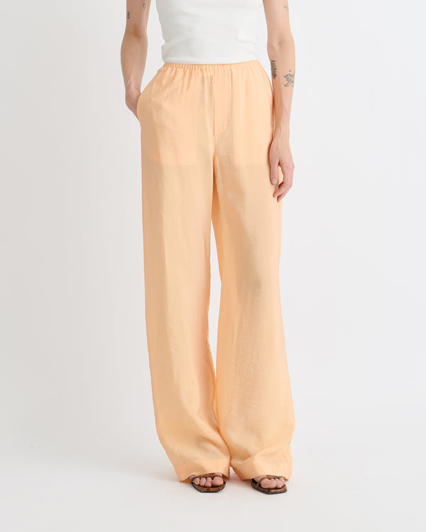 Nanushka Arvenn - Crepe Organza Pants - Apricot