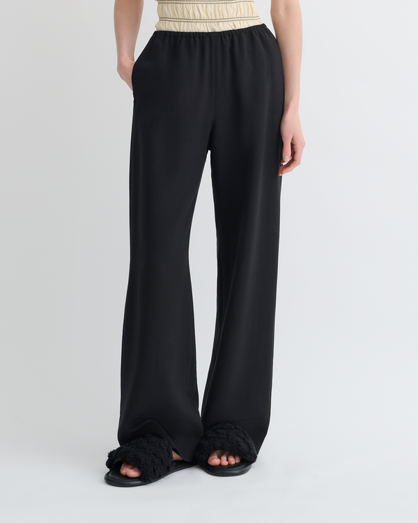 Nanushka Arvenn - Twill Suiting Pants - Black