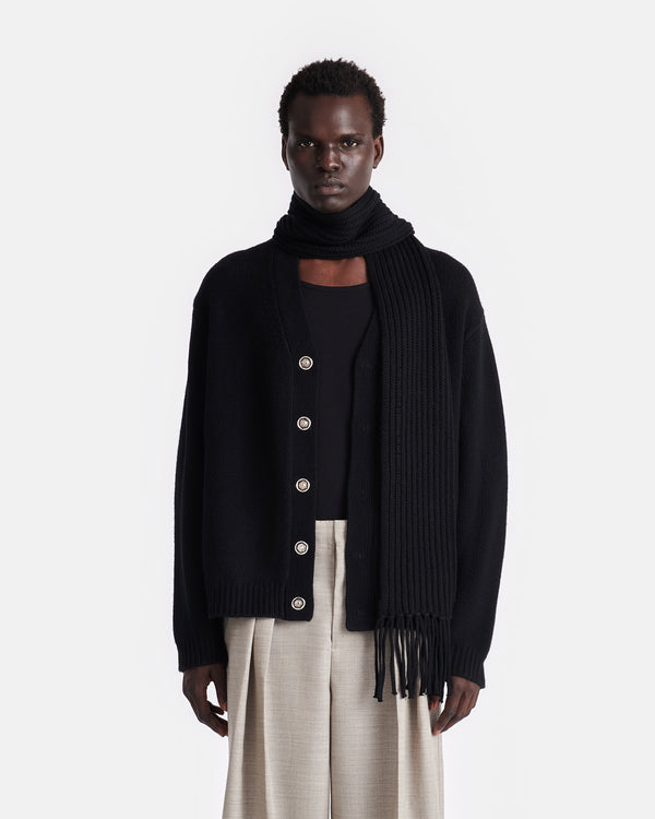 Nanushka Braye - Cashmere-Blend Cardigan - Black